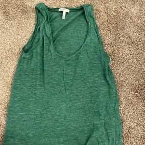 Green Workout Tank in Small